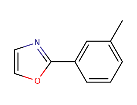 Molecular Structure of 62882-05-7 (Oxazole, 2-(3-methylphenyl)-)