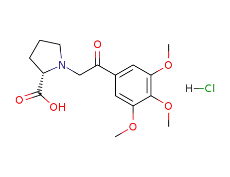 1-[2-(3,4,5-Trimethoxyphenyl)-2-Oxoethyl] L-Proline Hydrochloride