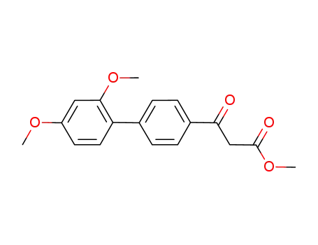 3-(2',4'-dimethoxybiphenyl-4-yl)-3-oxopropionic acid methyl ester