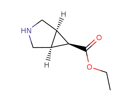 Molecular Structure of 1144099-54-6 ([(1α,5α,6β)-3-aza-bicyclo[3.1.0]hexane]-6-carboxylic acid ethyl ester)