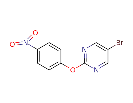 Molecular Structure of 1185158-29-5 (5-Bromo-2-(4-nitrophenoxy)pyrimidine)