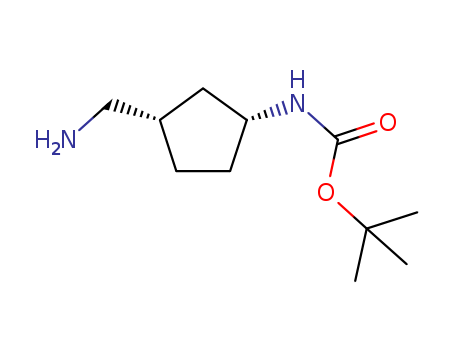 Carbamic acid, [(1R,3S)-3-(aminomethyl)cyclopentyl]-, 1,1-dimethylethyl ester
