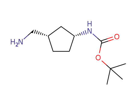 카르밤산, [(1R,3S)-3-(아미노메틸)사이클로펜틸]-, 1,1-디메틸에틸 에스테르