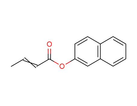 Molecular Structure of 56164-74-0 (2-Butenoic acid, 2-naphthalenyl ester)