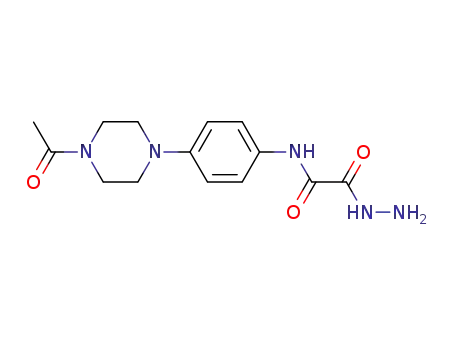 N-[4-(4-acetylpiperazin-1-yl)phenyl]-2-hydrazino-2-oxoacetamide