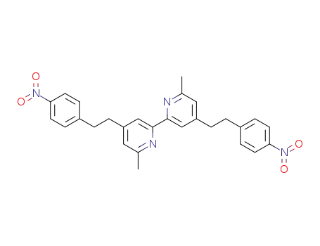 4,4'-Bis(2-(p-nitrophenyl)-ethyl)-6,6'-dimethyl-2,2'-bipyridine