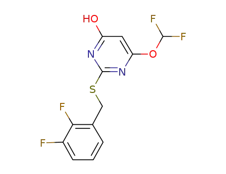 6-(difluoromethoxy)-2-[[(2,3-difluorophenyl)methyl]thio]-4-pyrimidinol
