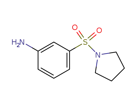 Molecular Structure of 91619-38-4 (3-(1-PYRROLIDINYLSULFONYL)ANILINE)