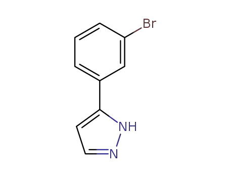 Molecular Structure of 149739-65-1 (5-(3-BROMO-PHENYL)-1H-PYRAZOLE)