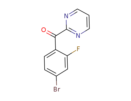 (4-bromo-2-fluorophenyl)(2-pyrimidinyl)methanone