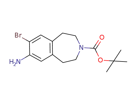 3H-3-Benzazepine-3-carboxylic acid,
7-amino-8-bromo-1,2,4,5-tetrahydro-, 1,1-dimethylethyl ester