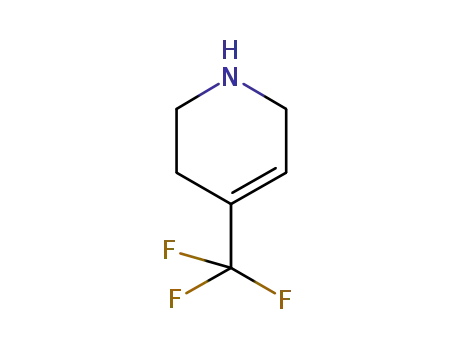 Molecular Structure of 790646-62-7 (Pyridine, 1,2,3,6-tetrahydro-4-(trifluoromethyl)- (9CI))
