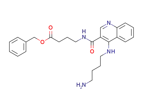 4-{[4-(4-amino-butylamino)-quinoline-3-carbonyl]-amino}-butyric acid benzyl ester