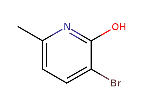 Molecular Structure of 374633-33-7 (3-BROMO-2-HYDROXY-6-PICOLINE)