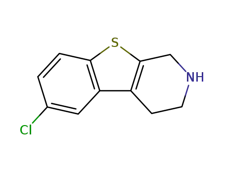 6- 클로로 -1,2,3,4- 테트라 하이드로 [1] 벤조 티에 노 [2,3-c] 피리딘