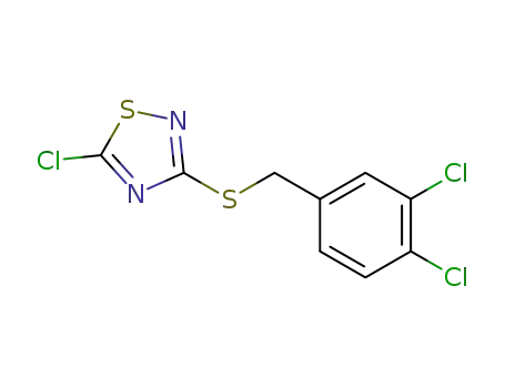 1,2,4-Thiadiazole, 5-chloro-3-[[(3,4-dichlorophenyl)methyl]thio]-