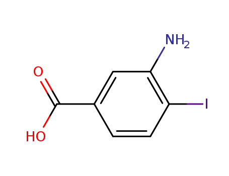 Molecular Structure of 51411-81-5 (3-Amino-4-Iodo Benzoic Acid 4-Iodo-3-Amino Benzoic Acid)