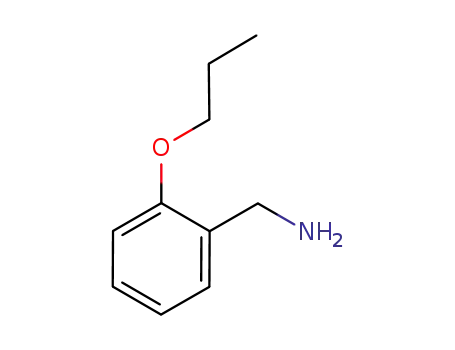 Molecular Structure of 37806-31-8 (2-PROPOXYBENZYLAMINE)