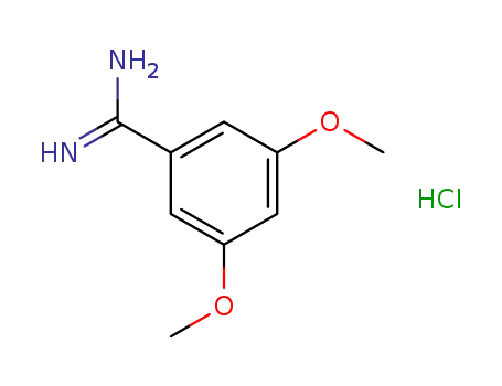 Molecular Structure of 61416-81-7 (3,5-DIMETHOXY-BENZAMIDINE HCL)
