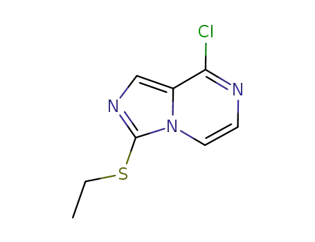 Imidazo[1,5-a]pyrazine, 8-chloro-3-(ethylthio)-