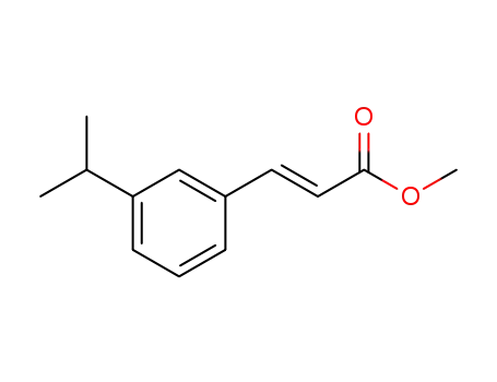 (E)-3-(3-isopropyl-phenyl)-acrylic acid methyl ester