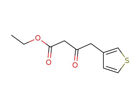 Molecular Structure of 135123-73-8 (3-Thiophenebutanoic acid, b-oxo-, ethyl ester)