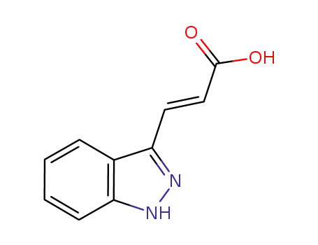 2-Propenoic acid, 3-(1H-indazol-3-yl)-, (2E)-