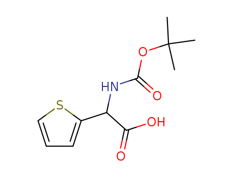 2-Thiopheneacetic acid,a-[[(1,1-dimethylethoxy)carbonyl]amino]-,(aR)-