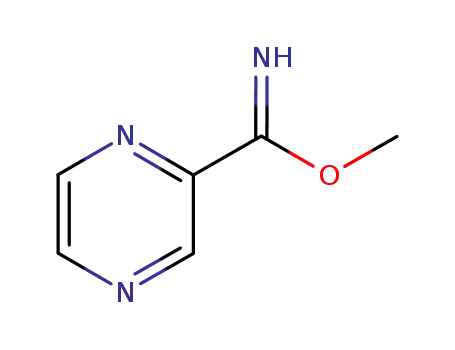 Molecular Structure of 74617-55-3 (PYRAZINE-2-CARBOXIMIDIC ACID METHYLESTER)