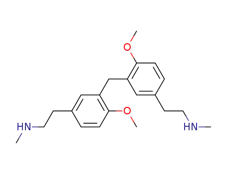 Molecular Structure of 5839-66-7 (p-methoxy-N-methylphenethylamine dimer)