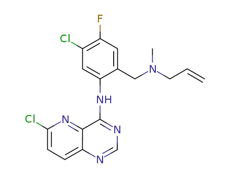 {2-[(allyl-methyl-amino)-methyl]-5-chloro-4-fluoro-phenyl}-(6-chloro-pyrido [3,2-d] pyrimidin-4-yl)-amine
