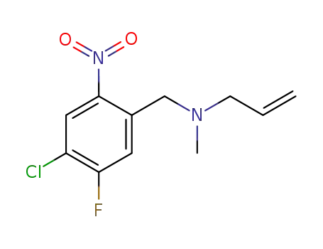allyl-(4-chloro-5-fluoro-2-nitro-benzyl)-methyl-amine