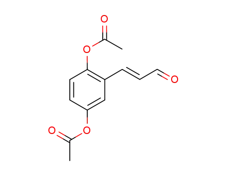 2-Propenal, 3-[2,5-bis(acetyloxy)phenyl]-, (2E)-