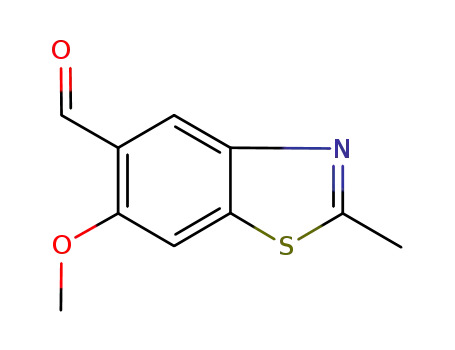 5-Benzothiazolecarboxaldehyde,6-methoxy-2-methyl-(9CI)