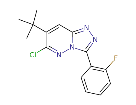 7-Tert-butyl-6-chloro-3-(2-fluorophenyl)-[1,2,4]triazolo[4,3-b]pyridazine