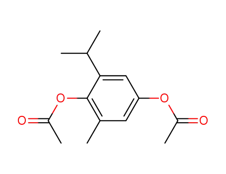 (4-acetoxy-3-isopropyl-5-methyl-phenyl) acetate