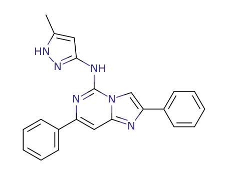 N-(5-methyl-1H-pyrazol-3-yl)-2,7-diphenylimidazo[1,2-c]pyrimidin-5-amine