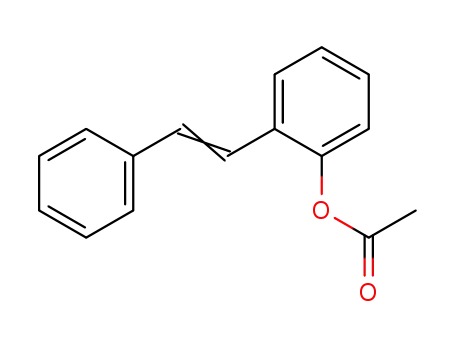 Molecular Structure of 51924-88-0 (acetic acid stilben-2-yl ester)