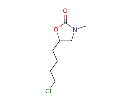 2-Oxazolidinone, 5-(4-chlorobutyl)-3-methyl-