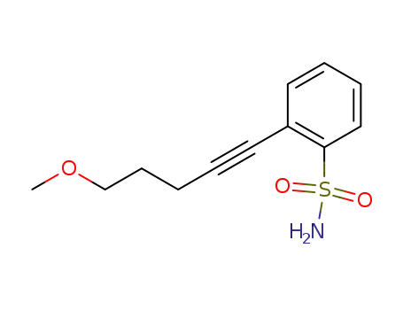 2-(5-methoxy-pent-1-yn-1-yl)-benzenesulfonamide