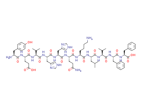 L-Phenylalanine,L-tyrosyl-L-a-glutamyl-L-valyl-L-histidyl-L-histidyl-L-glutaminyl-L-lysyl-L-leucyl-L-valyl-L-phenylalanyl-
