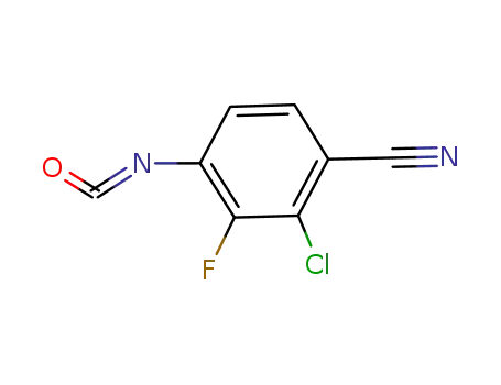 4-isocyanato-3-fluoro-2-chlorobenzonitrile