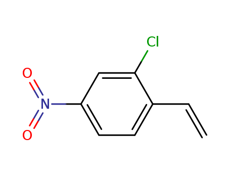 Molecular Structure of 130546-37-1 (Benzene, 2-chloro-1-ethenyl-4-nitro-)