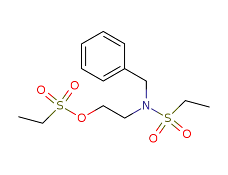 Molecular Structure of 872007-59-5 (Ethanesulfonic acid, 2-[(ethylsulfonyl)(phenylmethyl)amino]ethyl ester)