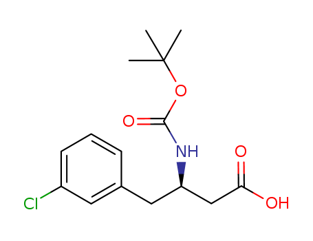 Benzenebutanoic acid, 3-chloro-b-[[(1,1-dimethylethoxy)carbonyl]amino]-,(bR)-