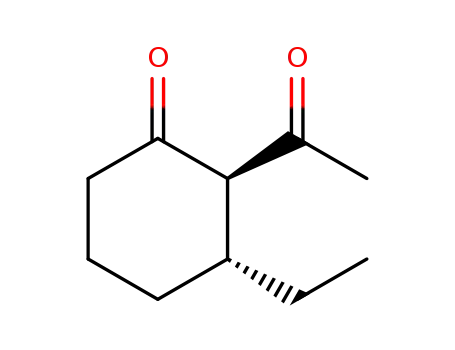 시클로 헥사 논, 2- 아세틸 -3- 에틸-, (2R, 3R) -rel- (9CI)
