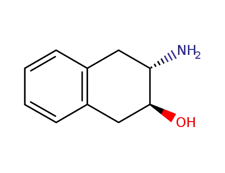 Molecular Structure of 89991-12-8 (2-Naphthalenol,  3-amino-1,2,3,4-tetrahydro-)