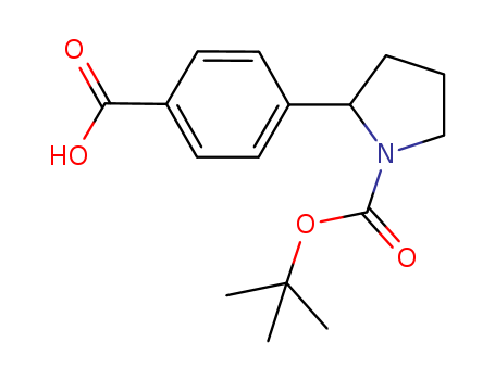 2-(4-CARBOXY-PHENYL)-PYRROLIDINE-1-CARBOXYLIC ACID TERT-BUTYL ESTER