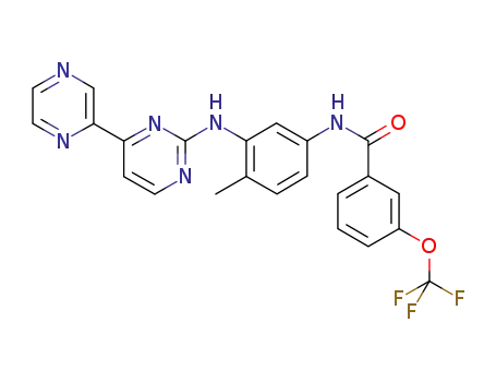 N-[4-methyl-3-(4-pyrazin-2-yl-pyrimidin-2-ylamino)-phenyl]-3-trifluoromethoxybenzamide