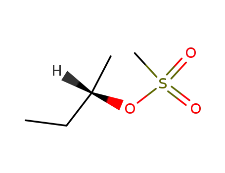 Molecular Structure of 50599-13-8 (Methanesulfonic acid,(1S)-1-methylpropyl ester)